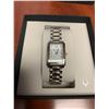 Image 2 : NEW IN BOX Bulova Model 98P144 Silver Wrist Watch with Diamonds, includes box and owners guide and w