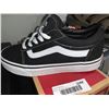 Image 3 : Vans Ward Sneaker size 6 Ladies Seude/Canvas Black/White