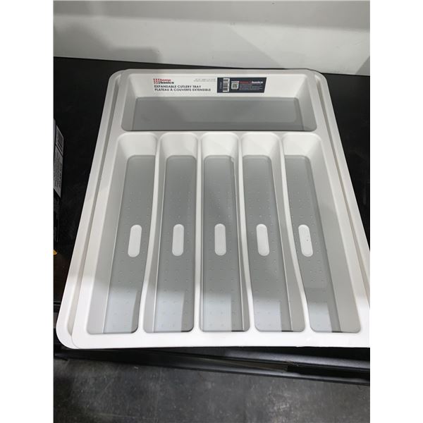 Home Basic Expandable Cutlery Tray