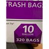 Image 3 : Kirkland home and office trash bags 320pc 10 Gallon