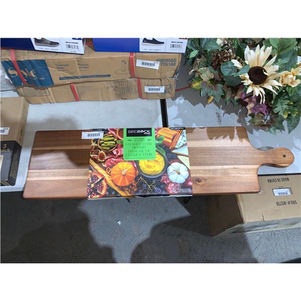 BirdRock Charcuterie Board Acacia Hardwood 31.5"x8.6" x0.9"