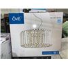 Image 1 : Ove Patience Chandelier w/ Integrated LED Crystal & Chrome Finish