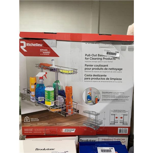 Richelieu Kitchen Solutions Pull-Out Basket for Cleaning Products
