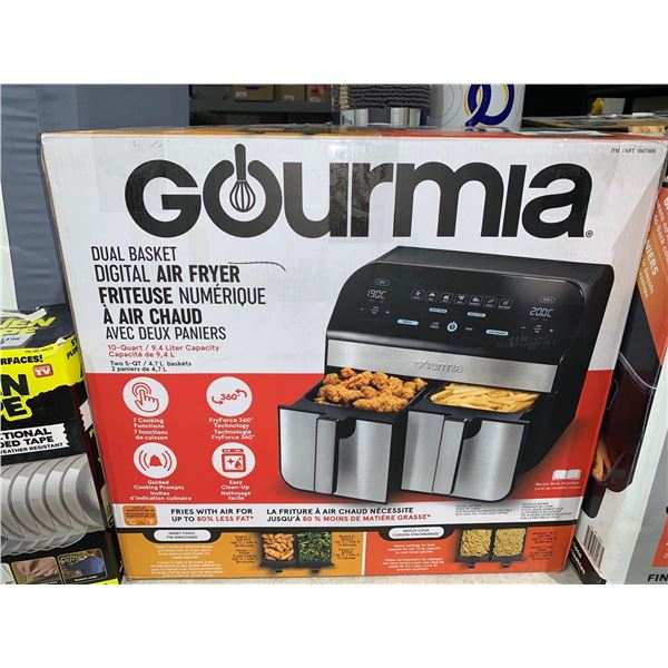 Gourmia Dual Basket Digital Air Fryer