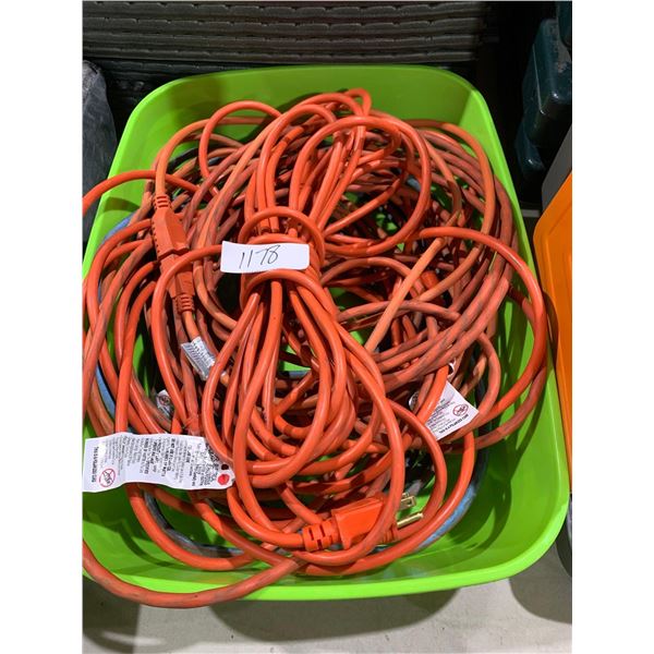 Lot Of Extension Cords Various Lengths