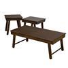Image 1 : Brassex Inc 3 Pak Coffee Table Set Color Espresso