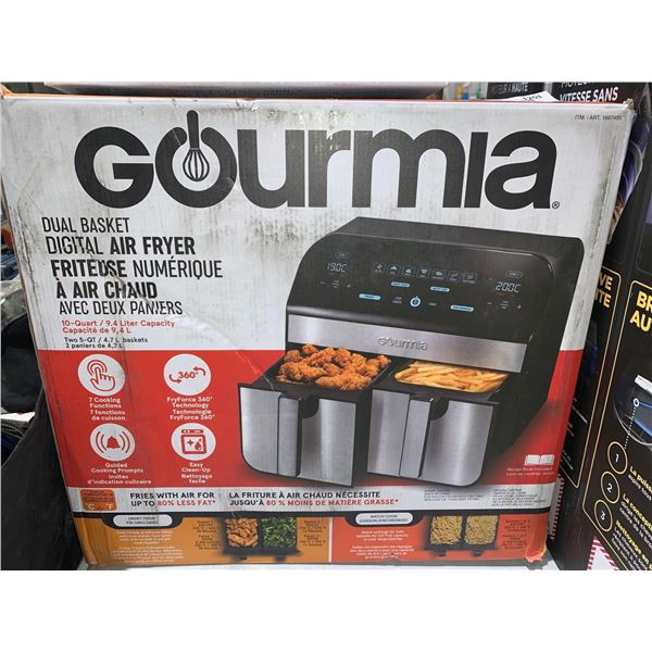 Gourmia Dual Basket Digital Air Fryer