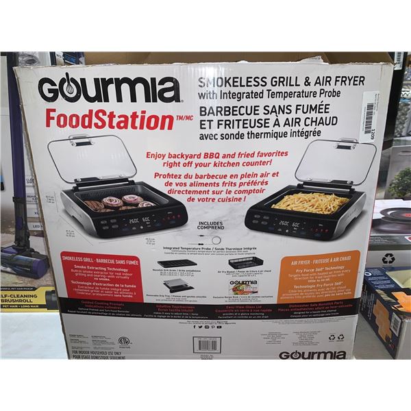 Gourmia Food Station Smokeless Grill & Air Fryer