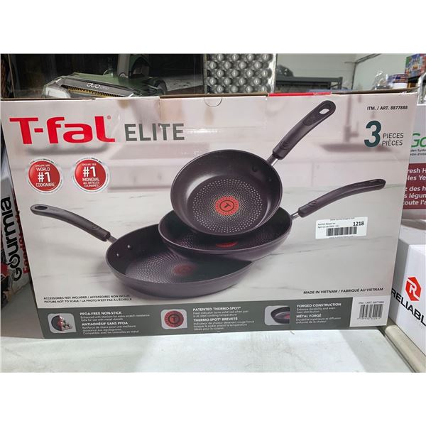 T-Fal Elite 3 Piece Fry Pan Set