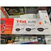 Image 2 : T-Fal Elite 3 Piece Fry Pan Set