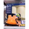 Image 4 : Glow Wick 6 Pc LED Candle Set Multifunction Remote Control 8 Color Choices