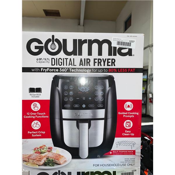 Gourmia 6 Qt/5.7L  Digital Air Fryer