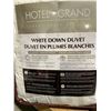 Image 3 : HomeTrend White Down Duvet All Season Medium Weight King Size