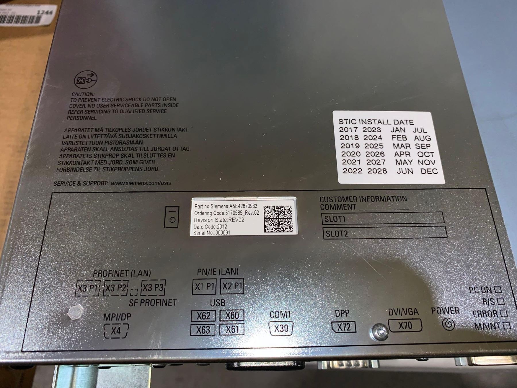 Siemens Simatic Windows Process Control System PCS Box