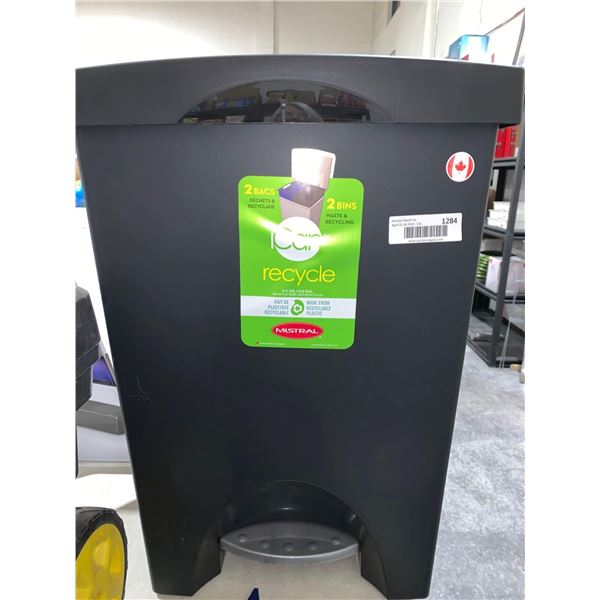 ICan 2 Bins Waste & Recycle 2 x 25L Uses 22"x24" Bags