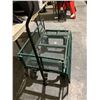 Image 5 : Heavy Duty Lawn & Garden Wagon with Opening End Gate and inflated Wheels