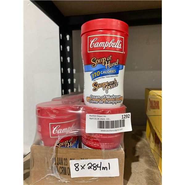 Campbells Soup At Hand Cream of Mushroom Soup 8x284ml