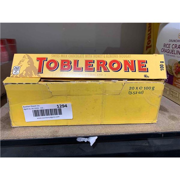 Toblerone Swiss Milk Chocolate Bar 20 x 100g