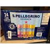 Image 1 : S.Pellegrino Essenza Carbonated Natural Mineral Water w/ Natural Flavors 24 x 330ml