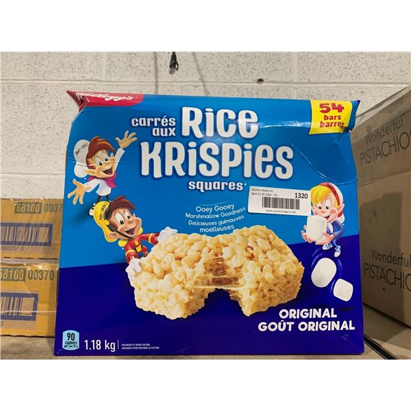 Rice Krispies Original Squares 54 Bars - 1.18Kg
