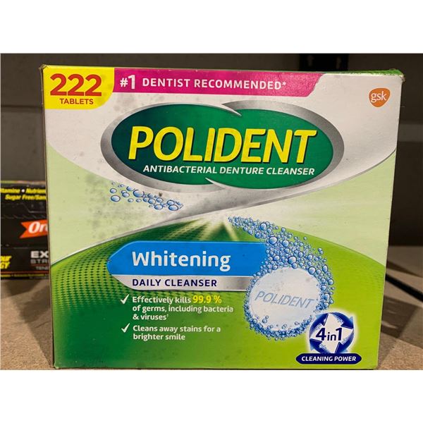 Polident Antibacterial Denture Cleanser - Whitening