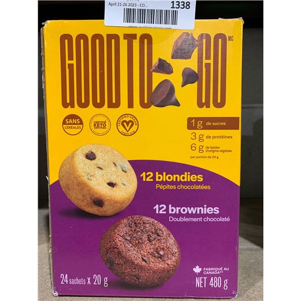 Good To Go Blondies & Brownies 24x20g
