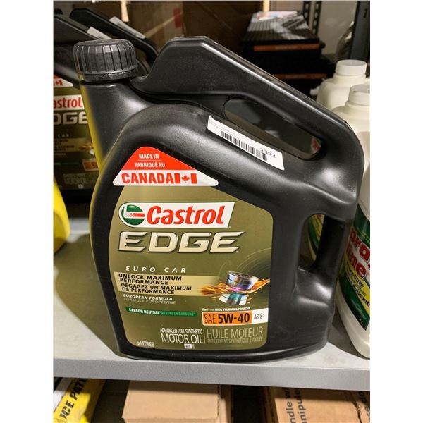 Castrol Edge Euro Guard European Formula SAE 5W-40 Motor Oil 5L
