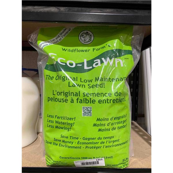 Wildflower Farm's Eco-Lawn Low Maintenance Lawn Seed 5 Lb Bag