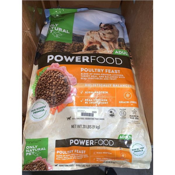 Natural Pet Power Food Poultry Feast Holistic Dog Kibble 20 Lbs