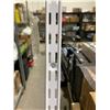 Image 2 : Knape & Vogt 82 Shelf Standard - Steel - White - Double Slotted - 39-in L - Lot of 10