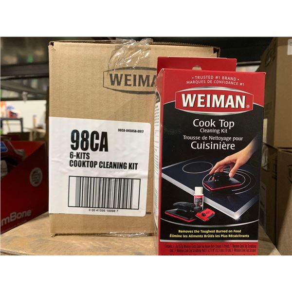 Weiman Cooktop Cleaning Kit - Lot of 6 Kits