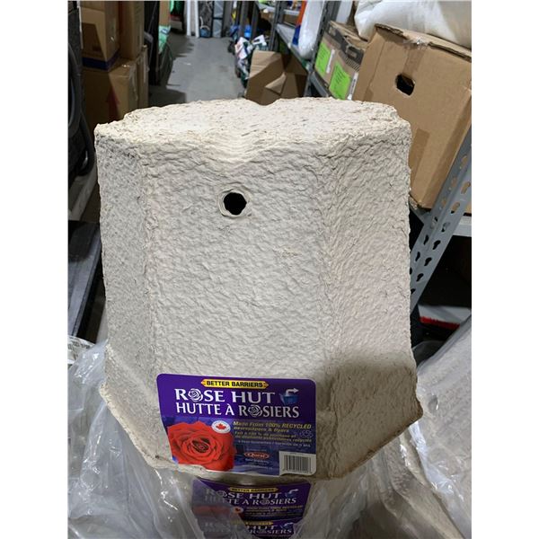 Better Barriers Rose Hut Made from 100% Recycled Materials - Lot of 8