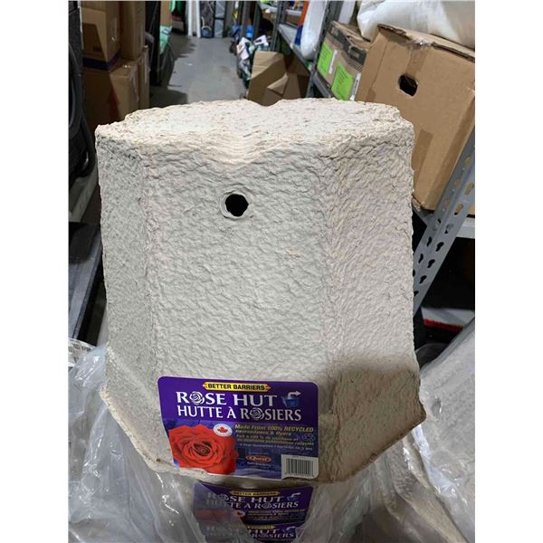 Better Barriers Rose Hut Made from 100% Recycled Materials - Lot of 8
