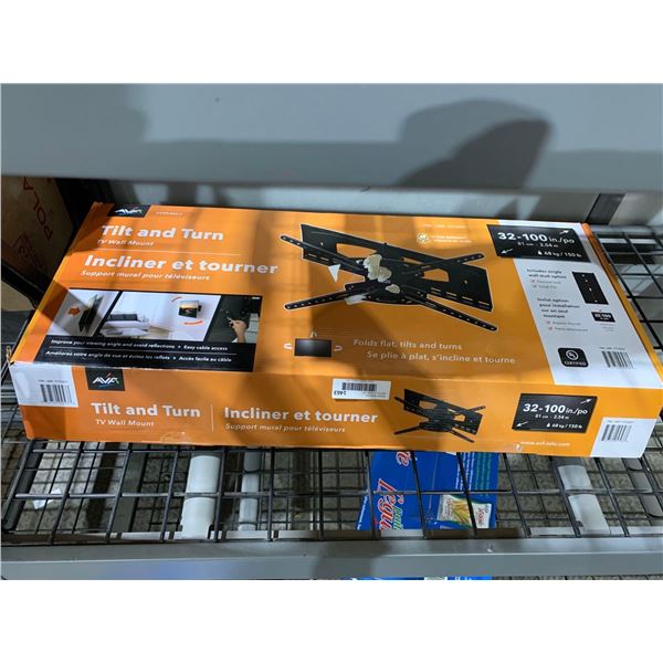 AVF Tilt and Turn TV Wall Mount for 32-100" Tvs