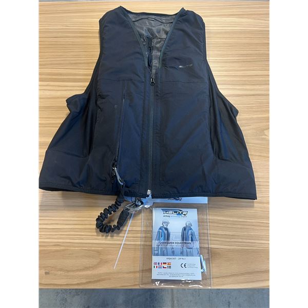 HELITE EQUESTRIAN AIR JACKET ZIP'IN 2 PROTECTIVE AIR ACTUATED PROTECTIVE VEST SIZE XS