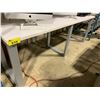 Image 2 : ENWORK WHITE 84"W X 24"D X 29"H COMMERCIAL 2 STATION WORK CENTER WITH CABLE ACCESS