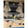 Image 2 : VERNER PANTON 31510 BLACK DESIGNER GAS LIFT MOBILE CHAIR