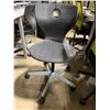 Image 2 : VERNER PANTON 31510 BLACK DESIGNER GAS LIFT MOBILE CHAIR