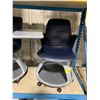 Image 2 : STEELCASE 48010 BLUE COMMERCIAL MOBILE MULTI ADJUSTABLE SEATED WORK DESK