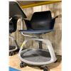 Image 2 : STEELCASE 48010 BLUE COMMERCIAL MOBILE MULTI ADJUSTABLE SEATED WORK DESK