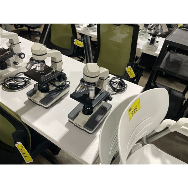 ALEXIS SCIENTIFIC ELECTRIC TRI MAGNIFY ILLUMINATED LABORATORY MICROSCOPE