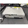 Image 2 : EPSON H840A WHITE 3LCD OFFICE ELECTRIC PROJECTOR WITH POWER CABLE & REMOTE