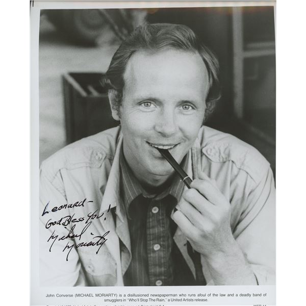 Michael Moriarty signed photo