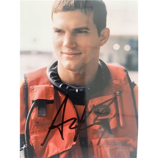 Ashton Kutcher signed photo