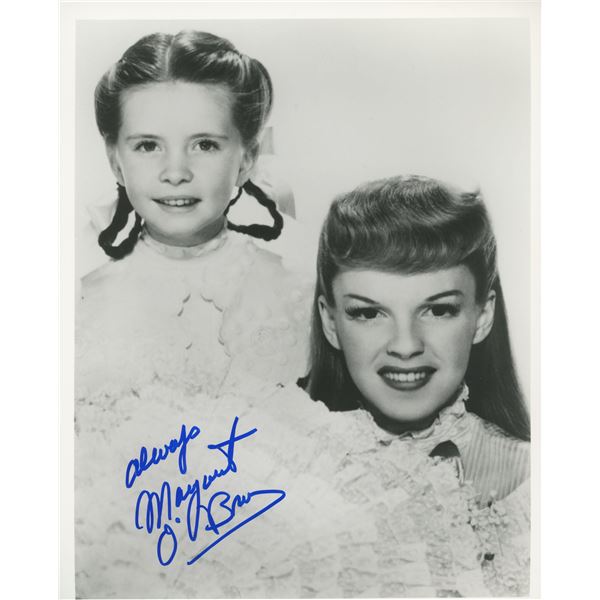 Margaret O'Brien signed photo