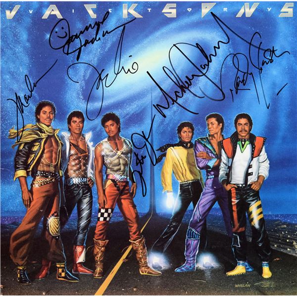 The Jackson 5 signed Victory album