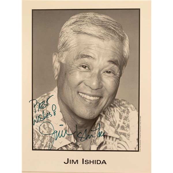 Jim Ishida signed photo