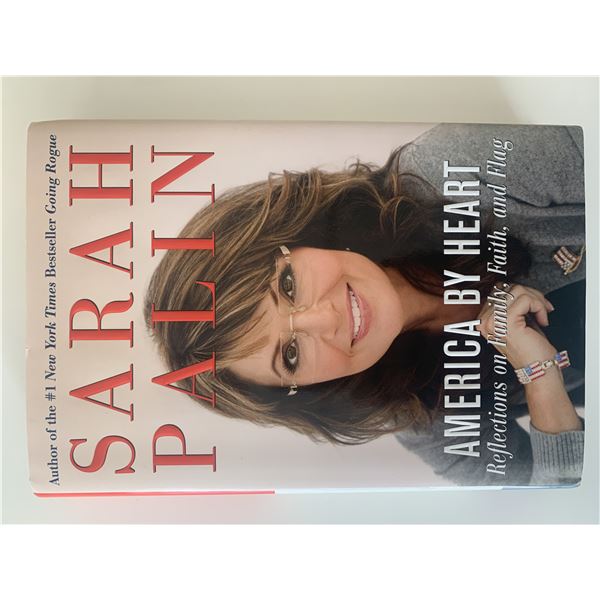 Sarah Palin America By Heart signed book