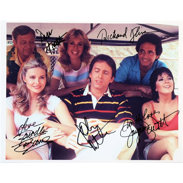 Three's Company cast signed photo