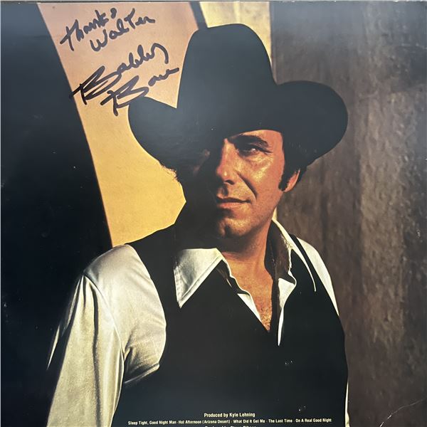 Bobby Bare Sleeper Wherever I Fall signed album